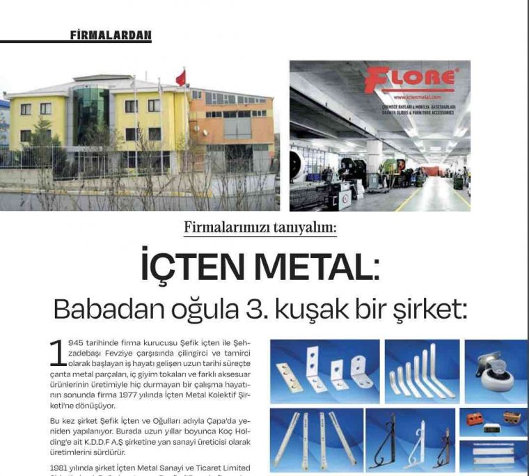 TEN METAL: Babadan oula 3. kuak bir irket: