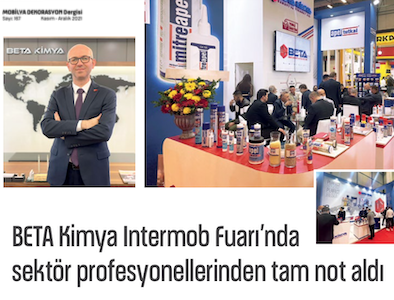 BETA Kimya Intermob Fuar’nda sektr profesyonellerinden tam not ald