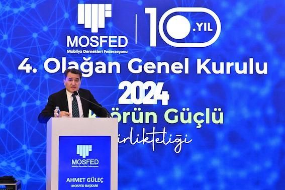 Mobilya Sektrnde Seimli Gn, Ahmet Gle Oy Birlii ile MOSFED Bakanlna Yeniden Seildi