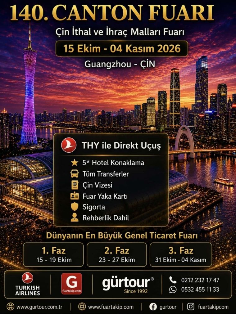 Guangzhou Tur Program kay�tlar�m�z ba�lam��t�r