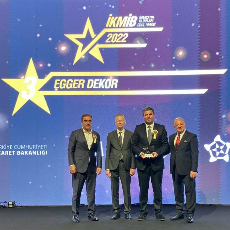 EGGER Trkiye, 2022 hracatn Yldzlar dlleri’nde Parldyor