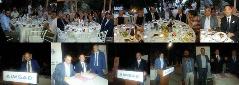 AIMSAD’n Geleneksel Iftar Yemeinde TYAP ile Birlikte Dzenlecek Yeni Makine Fuarnn da mzalar Atld