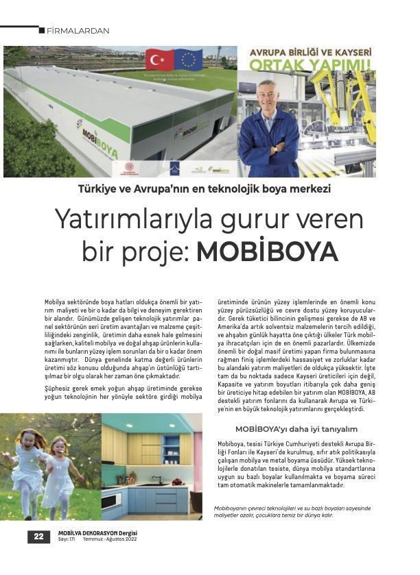 Mobiboyada hazrlklar tamam, retim sryor.