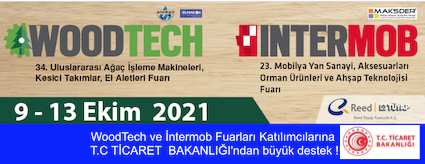 WoodTech ve ntermob katlmclarna 2021 fuarnda da destek verilecek