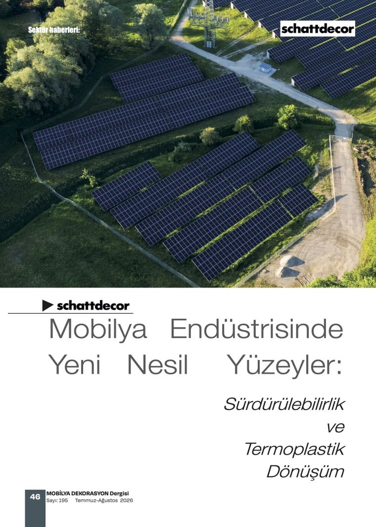 Mobilya End�strisinde Yeni Nesil Y�zeyler: S�rd�r�lebilirlik ve Termoplastik D�n���m