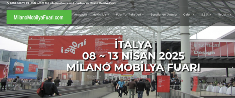 italya Milano Mobilya Fuar 08 -13 Nisan 2025 Milano / TALYA 