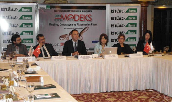 MODEKS 2013 Mobilya ve Dekrasyon Fuar TYAP Tarafndan 20 - 24 ubat 2013 Tarihlerinde Bursa'da Gerekletirecek